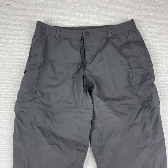 The North Face Pants Womens 10 Grey  2.0 Convertible Cargo Hiking NF0A2UMJ - Picture 2 of 14